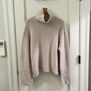 & Other Stories Knit Turtleneck Sweater - Cream
